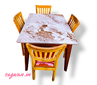 Sagwan Premium Dining Set - Pluto Sagwan Premium Dining Set - Pluto