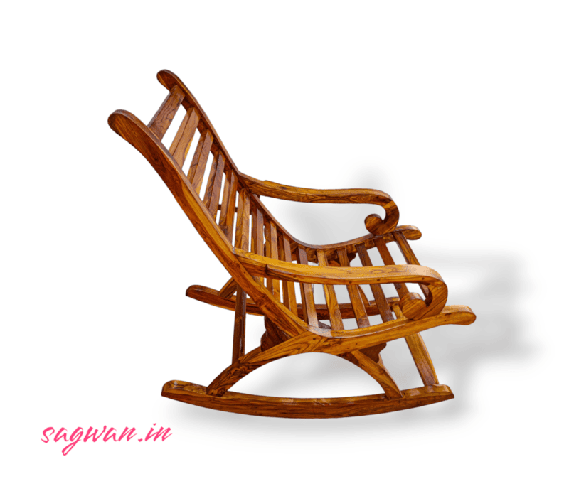 Sagwan Premium Rocking Chair - Gold Sagwan Premium Rocking Chair - Gold
